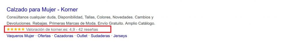 Rich Snippets Seo para ecommerce